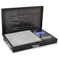 Vrecková digitálna váha na čaj