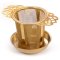 Čajové sitko s viečkom GOLD (5,5 cm)