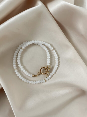 Infinity dvojitý náramok krištáľ